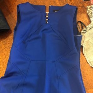 Blue business dress
